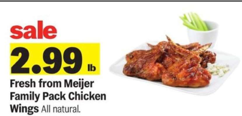Fresh from Meijer Family Pack Chicken Wings