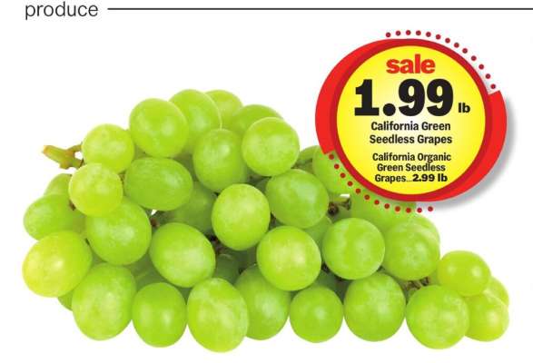 California Green Seedless Grapes