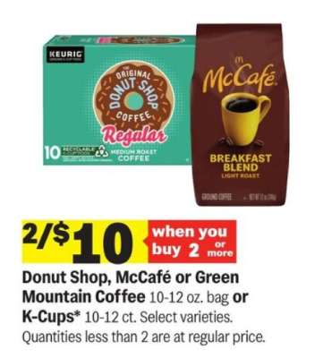 Donut Shop, McCafé or Green Mountain Coffee