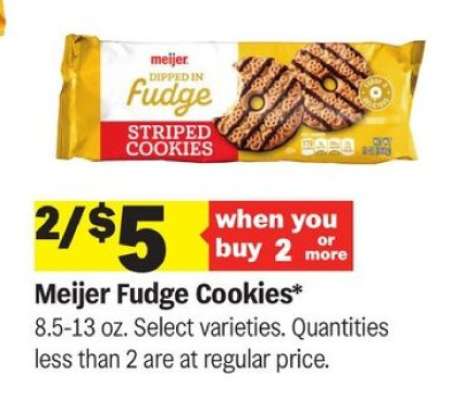 Meijer Fudge Cookies