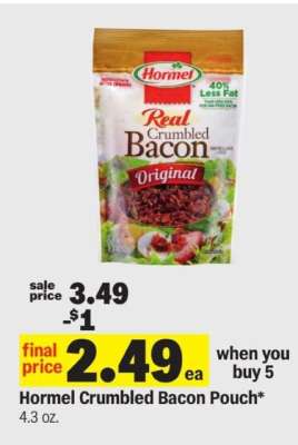 Hormel Crumbled Bacon Pouch*