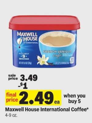 Maxwell House International Coffee