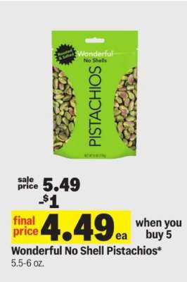 Wonderful No Shell Pistachios*