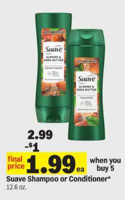 Suave Shampoo or Conditioner