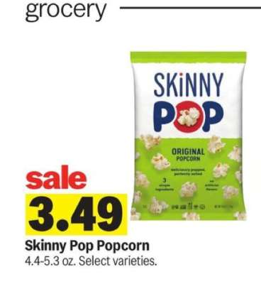 Skinny Pop Popcorn
