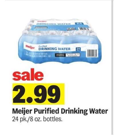 Meijer Purified Drinking Water