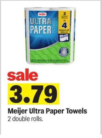 Meijer Ultra Paper Towels*