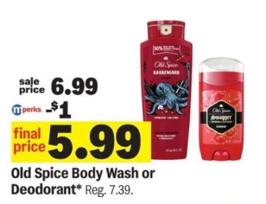 Old Spice Body Wash or Deodorant*