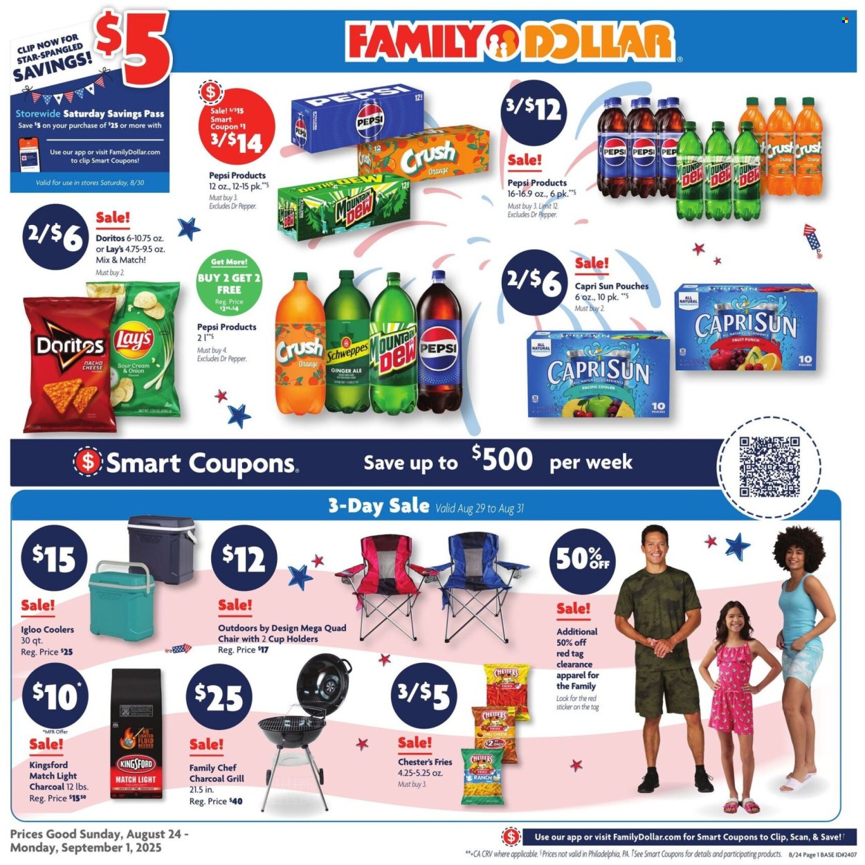 Family Dollar ad - 08/24/2025 - 09/01/2025. Page 1