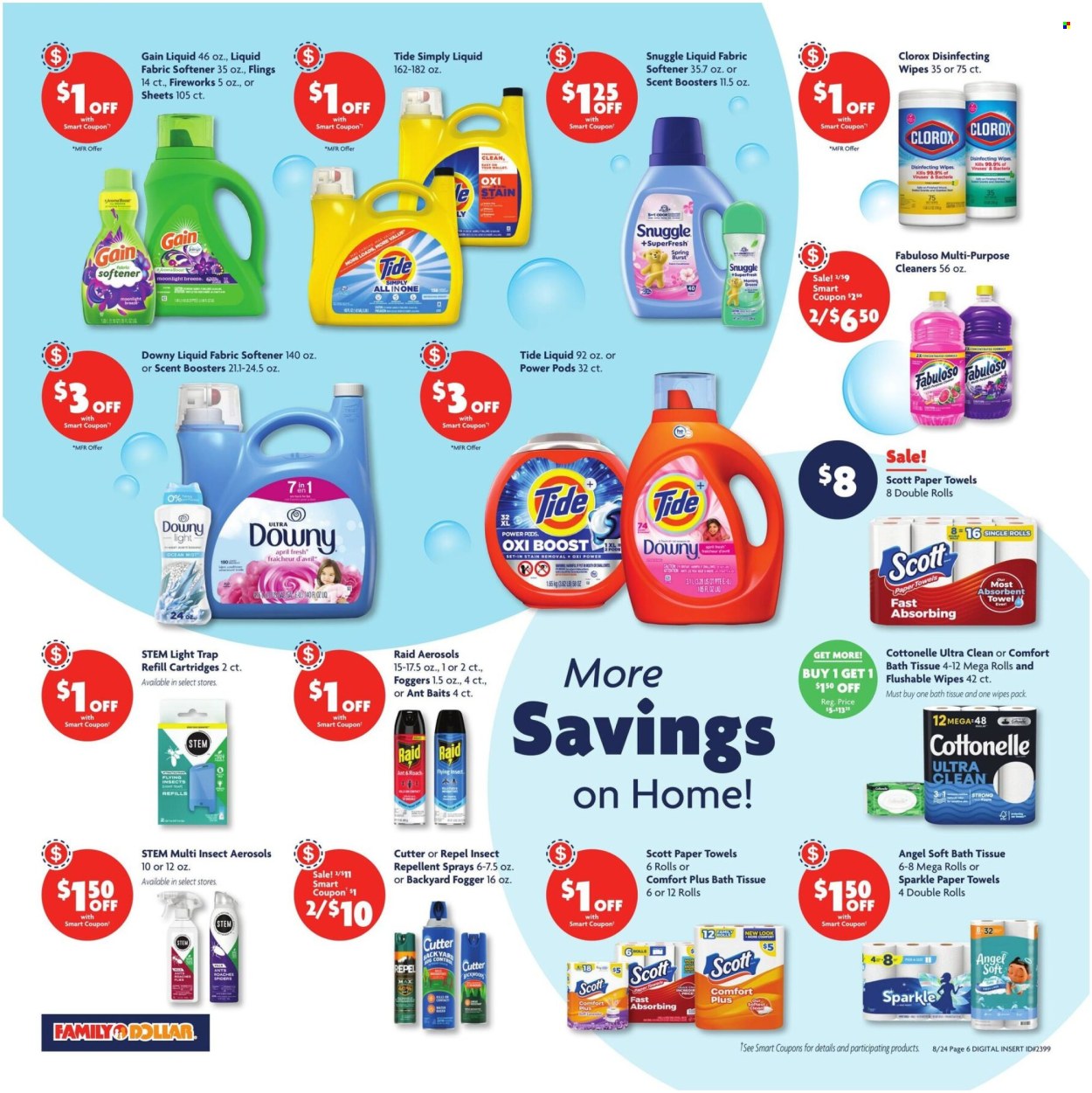 Family Dollar ad - 08/24/2025 - 09/01/2025. Page 8