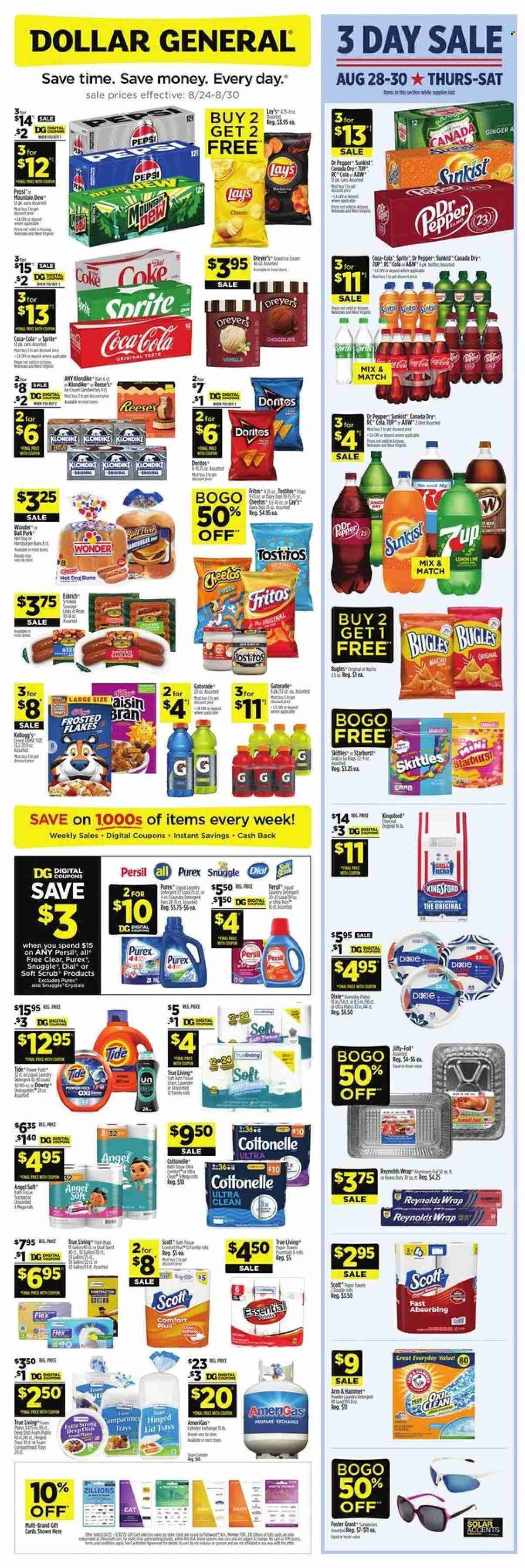 Dollar General ad - 08/24/2025 - 08/30/2025. Page 1