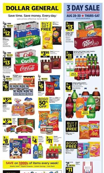 Dollar General Flyer - 08/24/2025 - 08/30/2025.