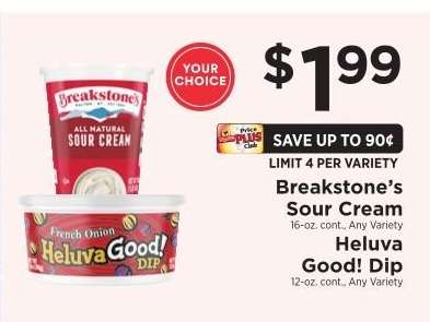 Breakstone's Sour Cream & Heluva Good! Dip