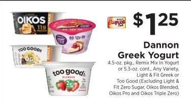 Dannon Greek Yogurt