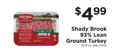 Shady Brook 93% Lean Ground Turkey