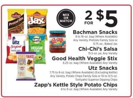 Mix or Match Snacks