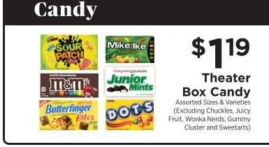 Theater Box Candy