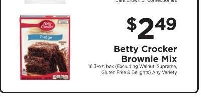 Betty Crocker Brownie Mix