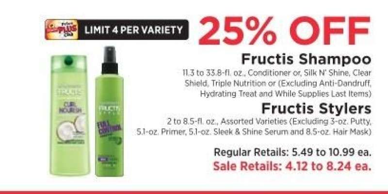 Fructis Shampoo & Stylers