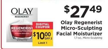 Olay Regenerist Micro-Sculpting Facial Moisturizer