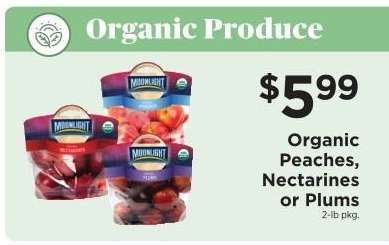 Organic Peaches, Nectarines or Plums