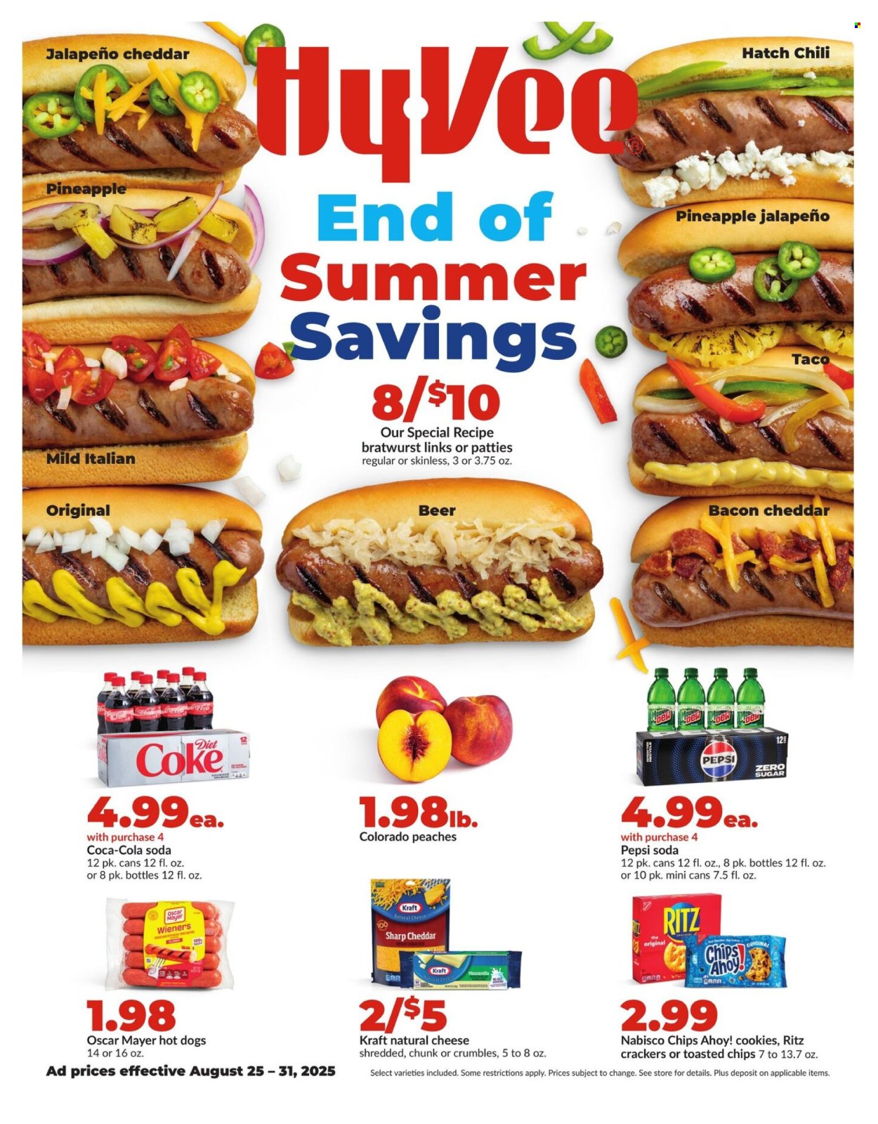 Hy-Vee ad - 08/25/2025 - 08/31/2025. Page 1