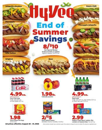 Hy-Vee Flyer - 08/25/2025 - 08/31/2025.