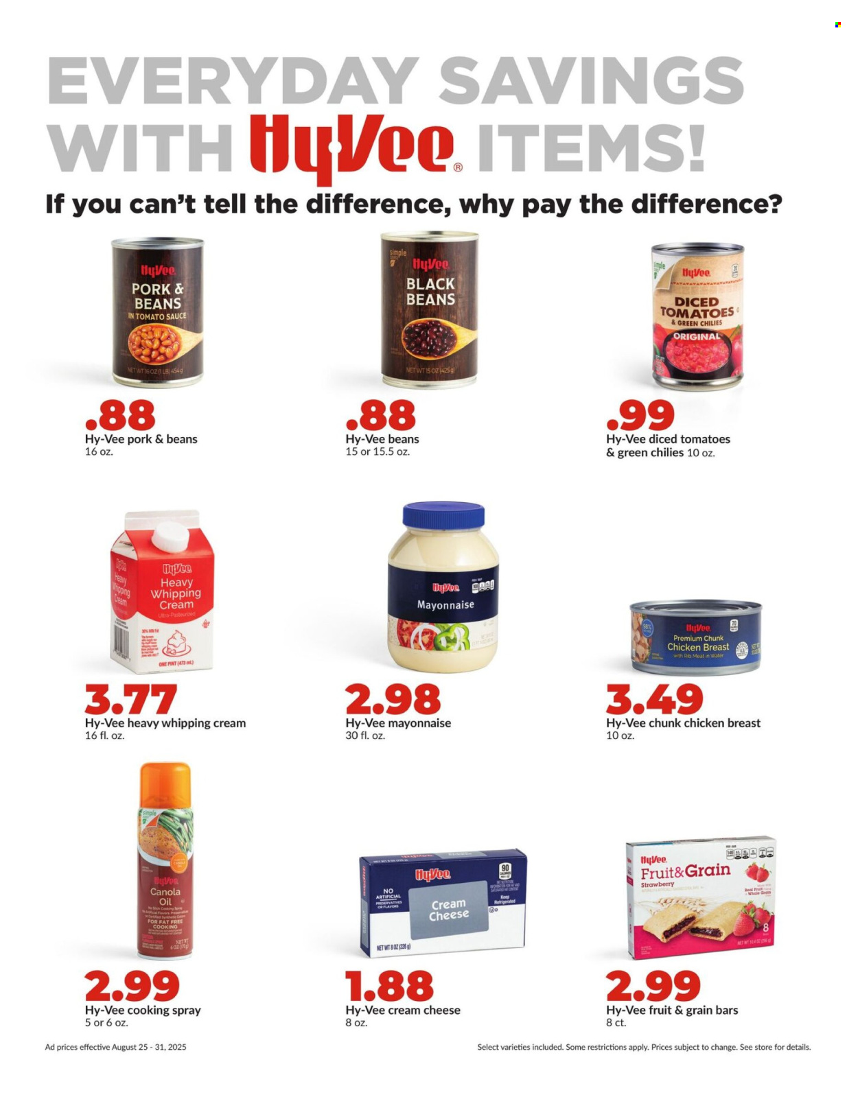 Hy-Vee ad - 08/25/2025 - 08/31/2025. Page 22