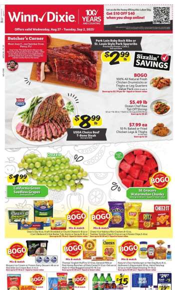 Winn Dixie Flyer - 08/27/2025 - 09/02/2025.