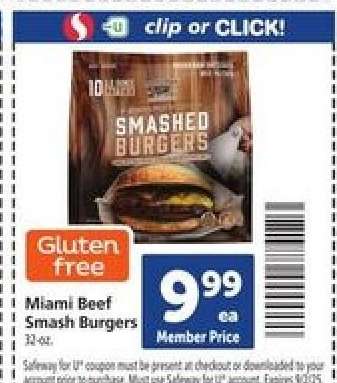 Miami Beef Smash Burgers