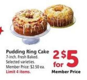 Pudding Ring Cake
