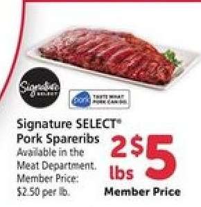 Signature SELECT Pork Spareribs