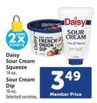 Daisy Sour Cream Squeeze