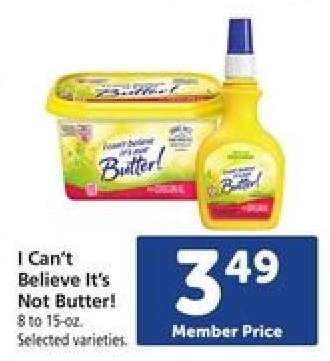 I Can't Believe It's Not Butter!
