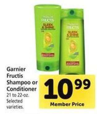 Garnier Fructis Shampoo or Conditioner