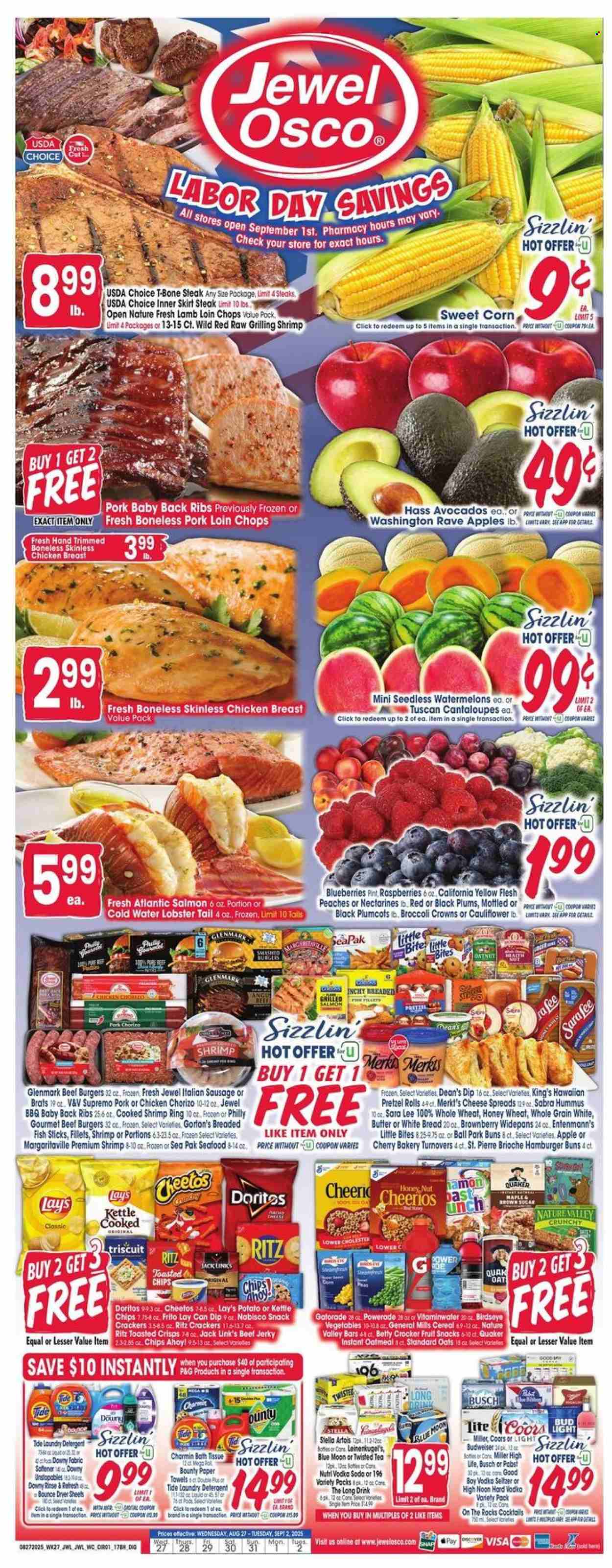 Jewel Osco ad - 08/27/2025 - 09/02/2025. Page 1