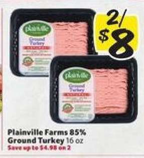 Plainville Farms 85% Ground Turkey