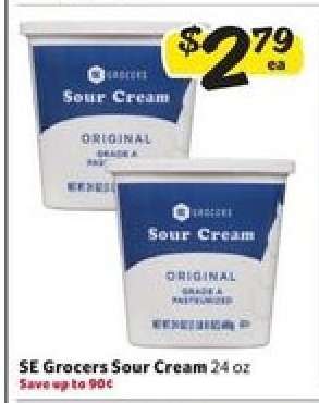 SE Grocers Sour Cream