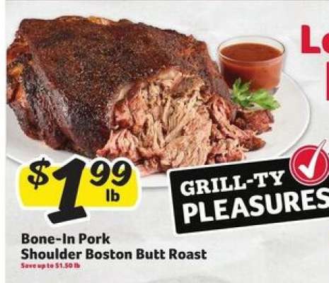 Bone-In Pork Shoulder Boston Butt Roast