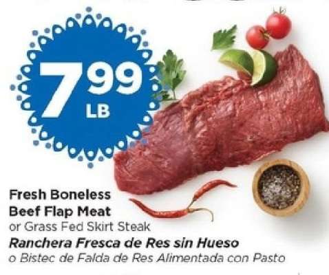 Fresh Boneless Beef Flap Meat