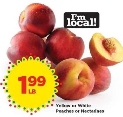 Yellow or White Peaches or Nectarines