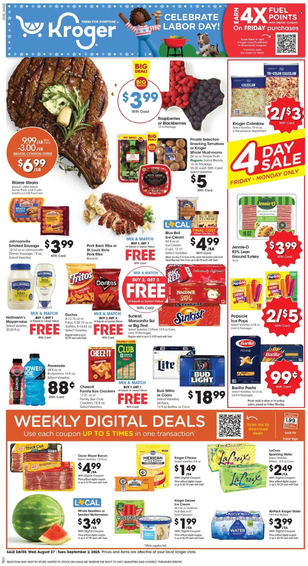 Kroger ad - 08/27/2025 - 09/02/2025. Page 1