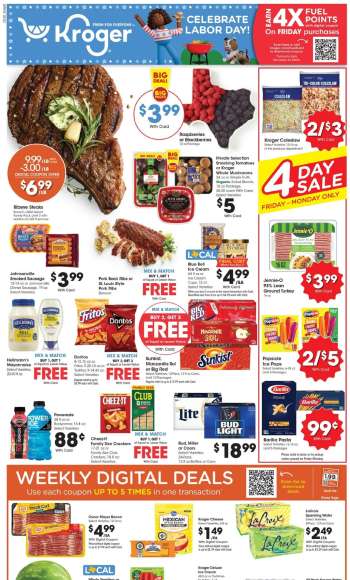 Kroger Flyer - 08/27/2025 - 09/02/2025.