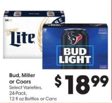 Bud, Miller or Coors