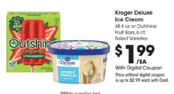 Kroger Deluxe Ice Cream