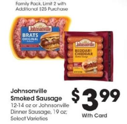 Johnsonville Smoked Sausage