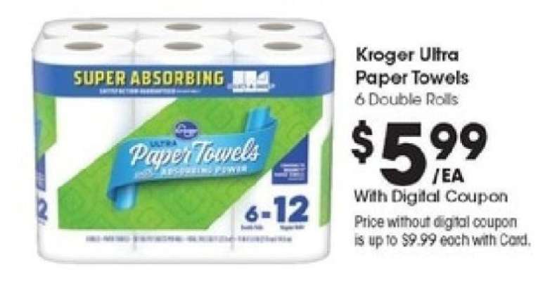 Kroger Ultra Paper Towels