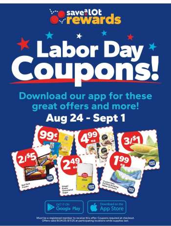 Save a Lot Flyer - 08/24/2025 - 10/01/2025.