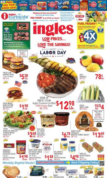 Ingles Flyer - 08/27/2025 - 09/02/2025.
