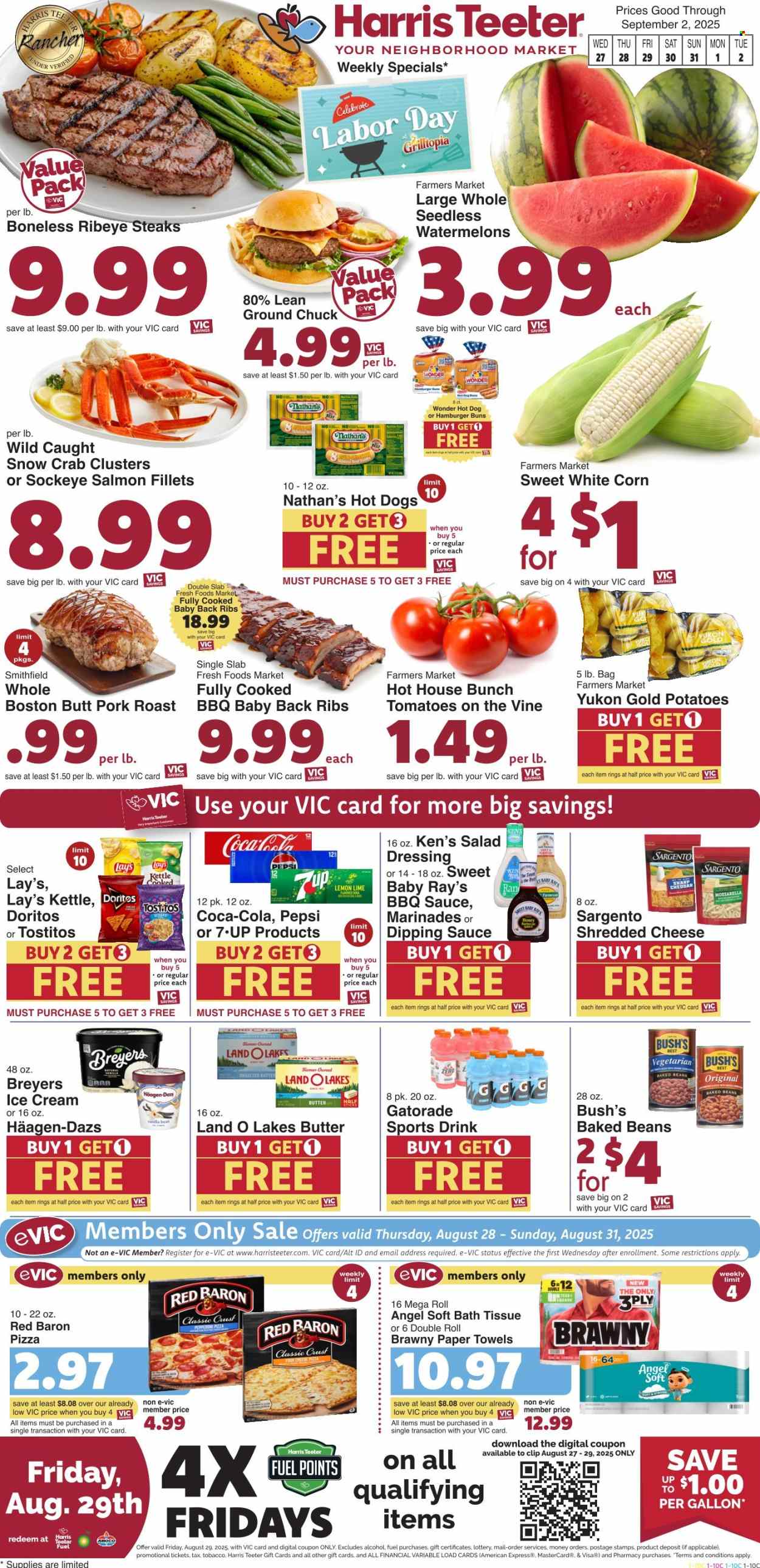 Harris Teeter ad - 08/27/2025 - 09/02/2025. Page 1